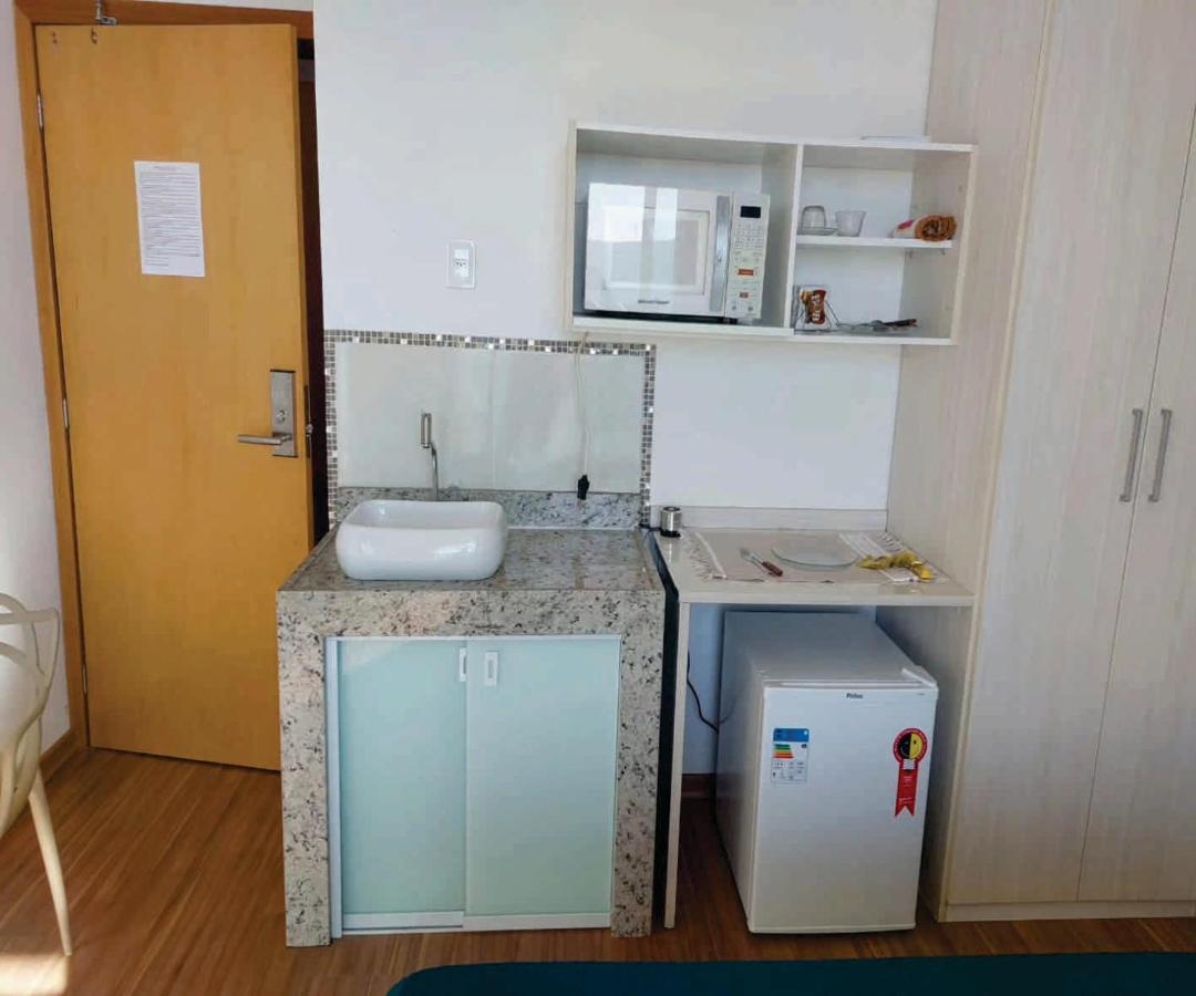 Apto 201 Com Varanda, Self Check-In, Ar, Tv E 14Km Aeroporto Лагоа-Санта Экстерьер фото